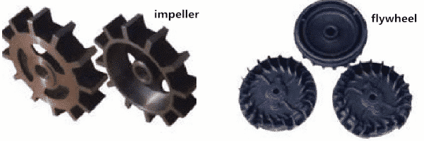 impeller and flywheel