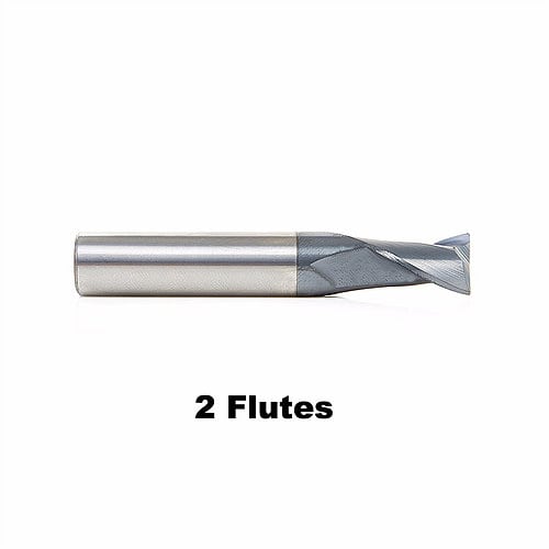 Fresas de topo inteiriças de metal duro MG 2 flautas 1