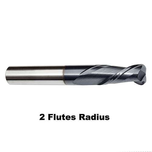 MG 2 Flöten Radius Schaftfräser 1