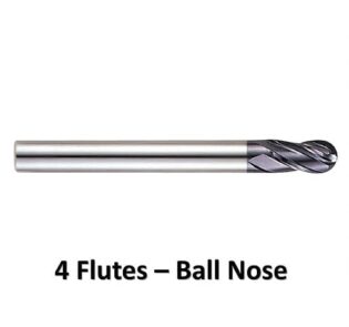 MG 4 Flöten Kugelfräser