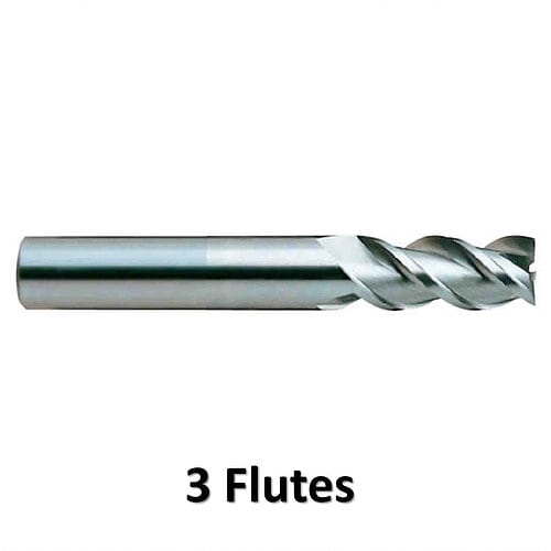 AL Solid Carbide End mills 3 Flutes 1