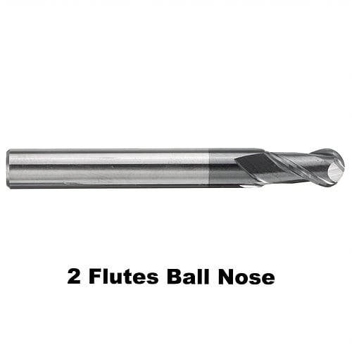 SUS 2 Flutes Ball Nose End Mills 1