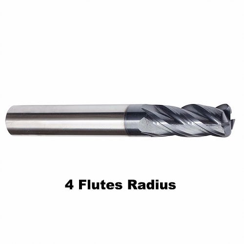 SUS 4 Flutes Radius End mills 1