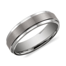 anillo de bodas de carburo de tungsteno