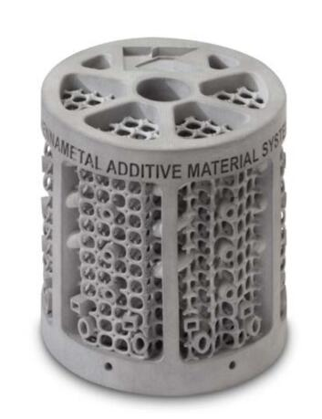 Flow Control Stack Printed by Binder Jetting Metal 3D Printing