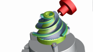 What are the Differences between 5-axis Machining and 3-axis Machining? 11 Five-axis machining simulation